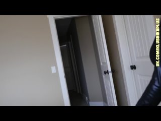 a charming fit girl wants you to cum on her tits.